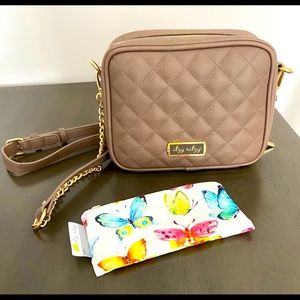 Itzy Ritzy Taupe Crossbody